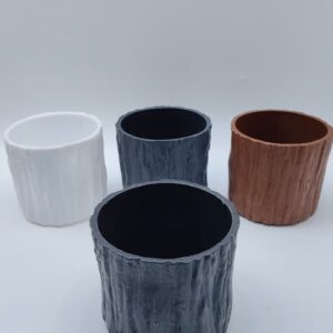 Кашпо пенек пластик 10*11см арт.tr2884 ассорти 1000тг