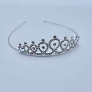 Диадема со стразами арт.tr2897 серебро 1000тг