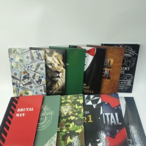 Блокнот Мужской в твердой обложке арт.6411 ассорти