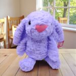 Мягкая игрушка Зайка 35см арт.tr2827 сиреневая 3000тг