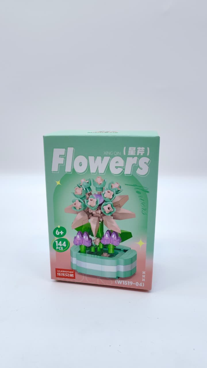 Конструктор Lelebrother Flowers арт.w1519-04 Конструктор Lelebrother Flowers арт.w1519-04