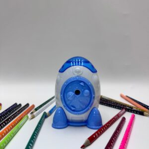 Точилка механическая Ракета голубая арт.tr1679