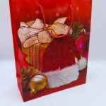 Пакет подарочный новогодний 26*32 арт.sd6025m красный 400тг