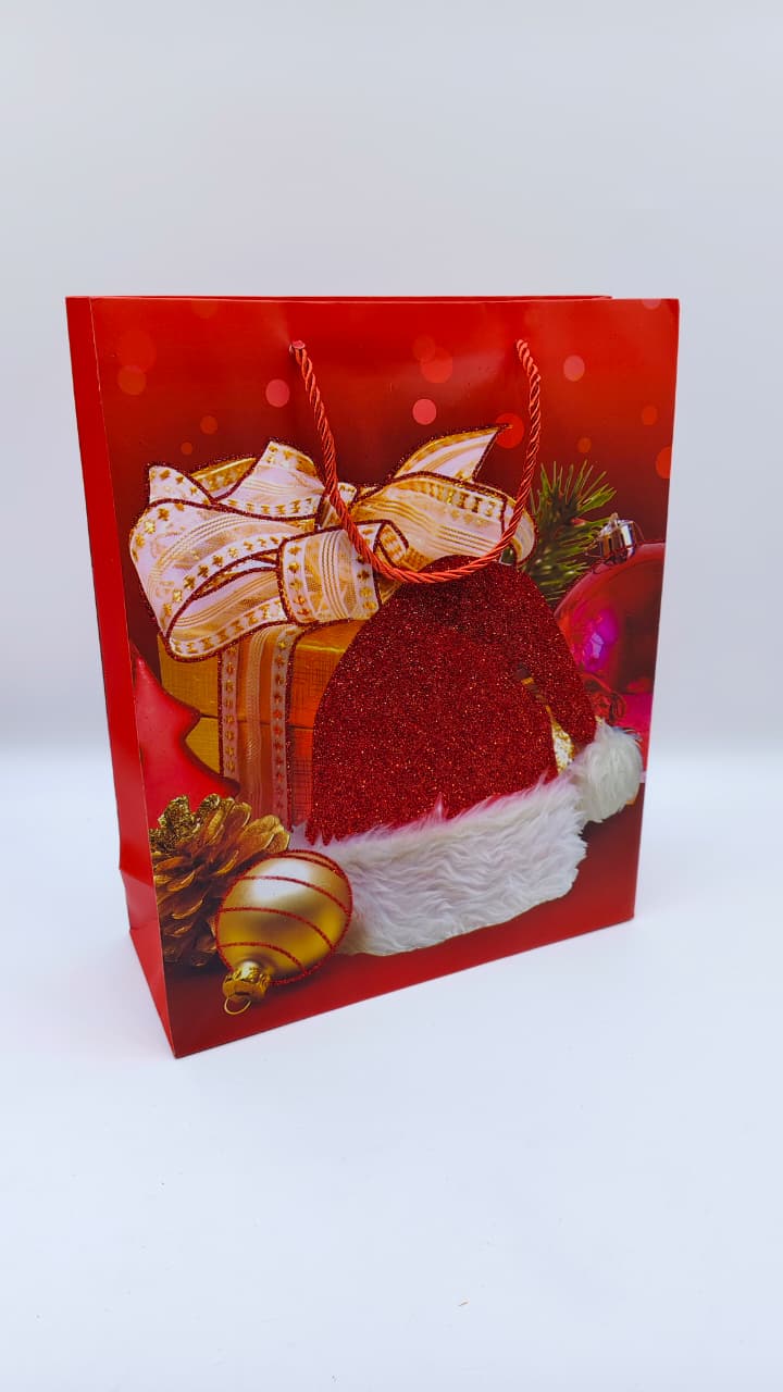 Пакет подарочный новогодний 26*32 арт.sd6025m красный 400тг Пакет подарочный новогодний 26*32 арт.sd6025m красный 400тг